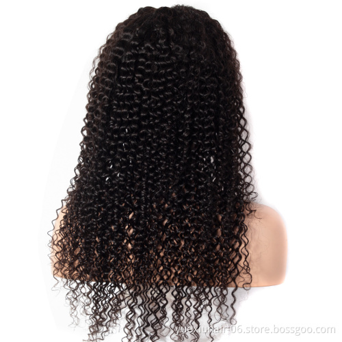 Cheap Price Virgin Remy Natural Hair Products Curly Human Hair Lace Front Wig Short Braided Wigs for black women